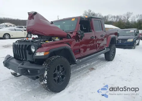 2021 Jeep Gladiator Willys 4X4 from USA, damaged, VIN 1C6HJTAG4ML524017